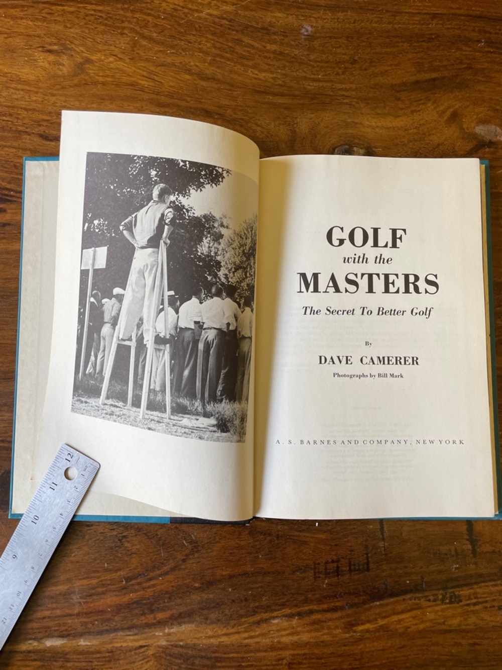 3 Vintage Golf Instruction Blue and Black Books Book Stack Interior Decor 60s - Picture 15 of 16